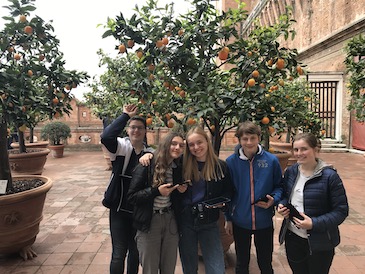 SchülerInnen des MTG Augsburg in Ferrara