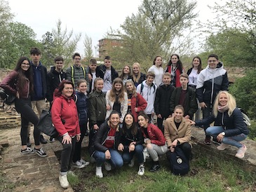 SchülerInnen des MTG Augsburg in Ferrara