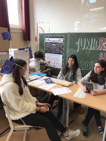 Junior-Europawahl 2019 am MTG Augsburg