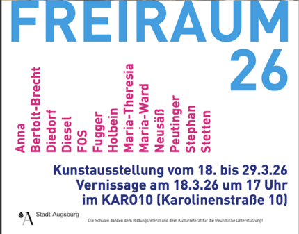 Freiraumausstellung MTG Augsburg 2026