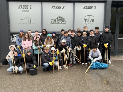 Müllsammelaktion MTG Augsburg AEV